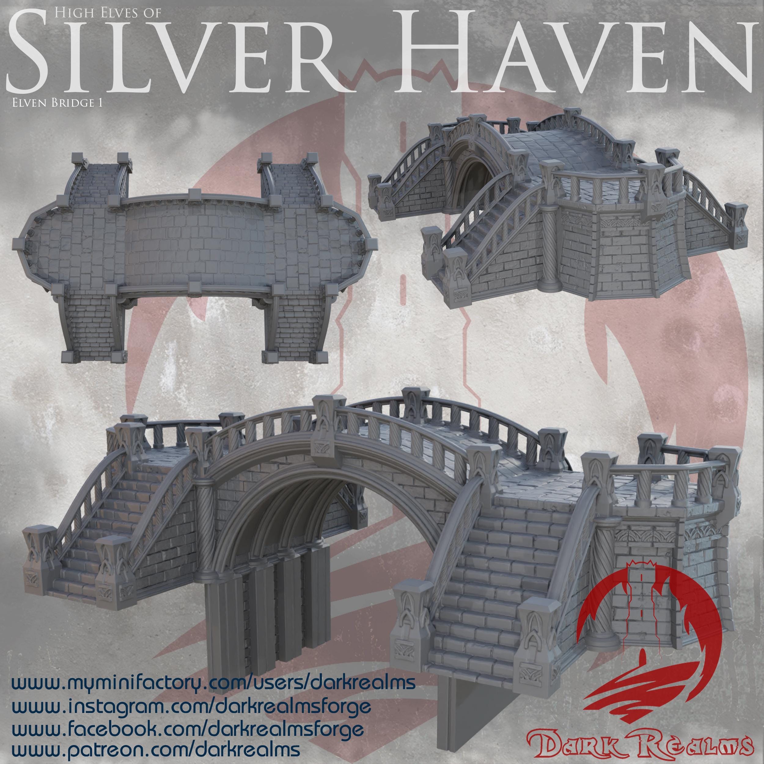 Elven Bridge - Fantasy Scenery in PLA