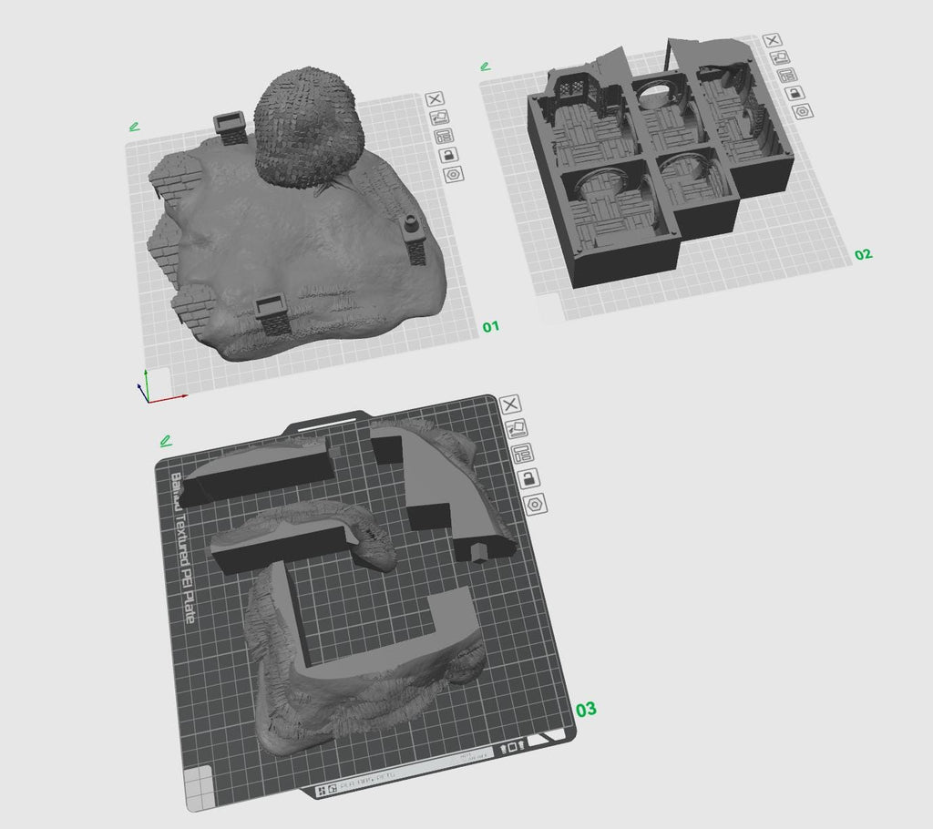 Halfling house – Fantasy scenery in PLA