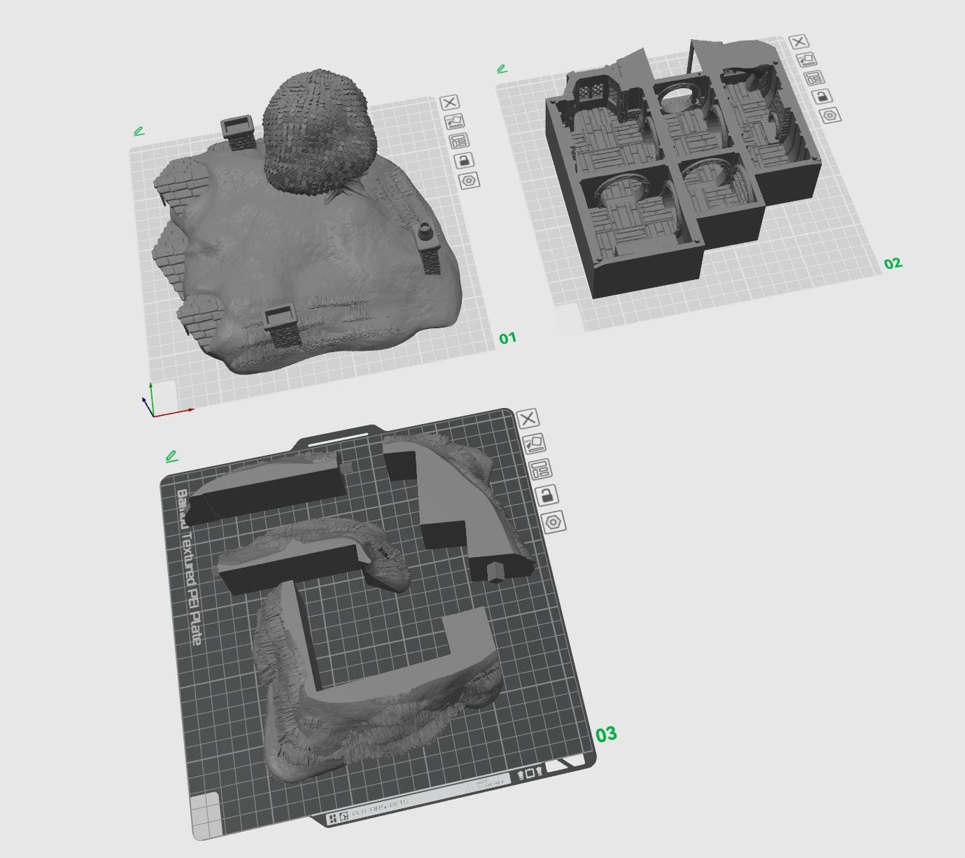 Halfling house – Fantasy scenery in PLA