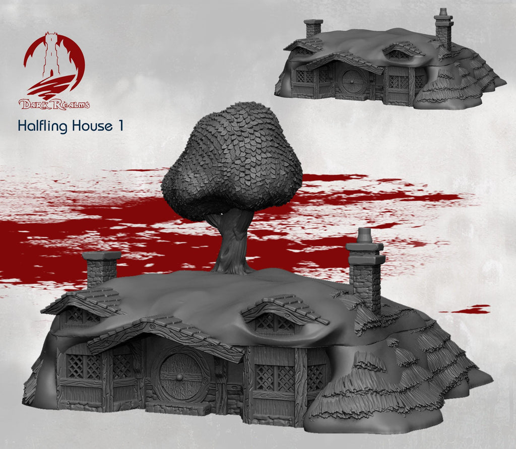 Halfling house – Fantasy scenery in PLA