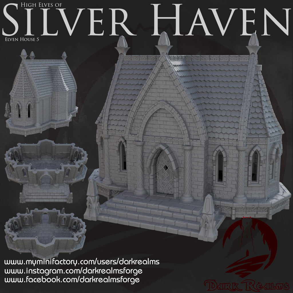Elven house – Fantasy scenery in PLA