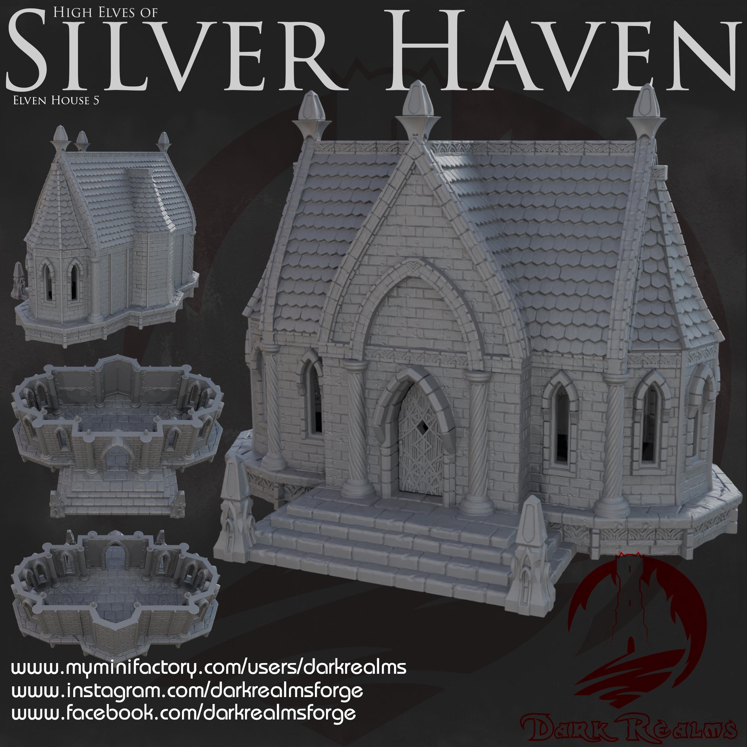 Elven house – Fantasy scenery in PLA