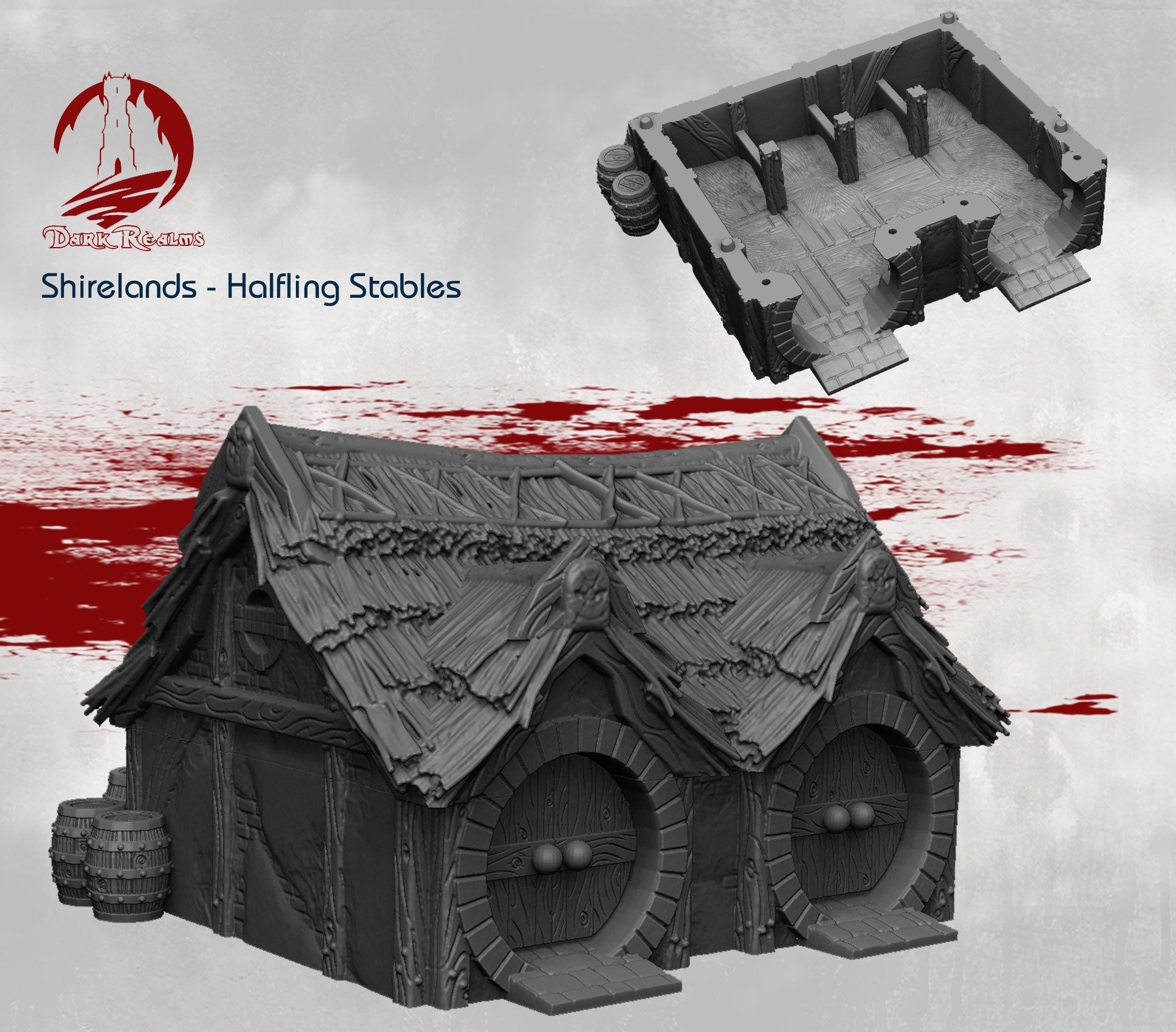 Halfling Stable – PLA Fantasy Scenery