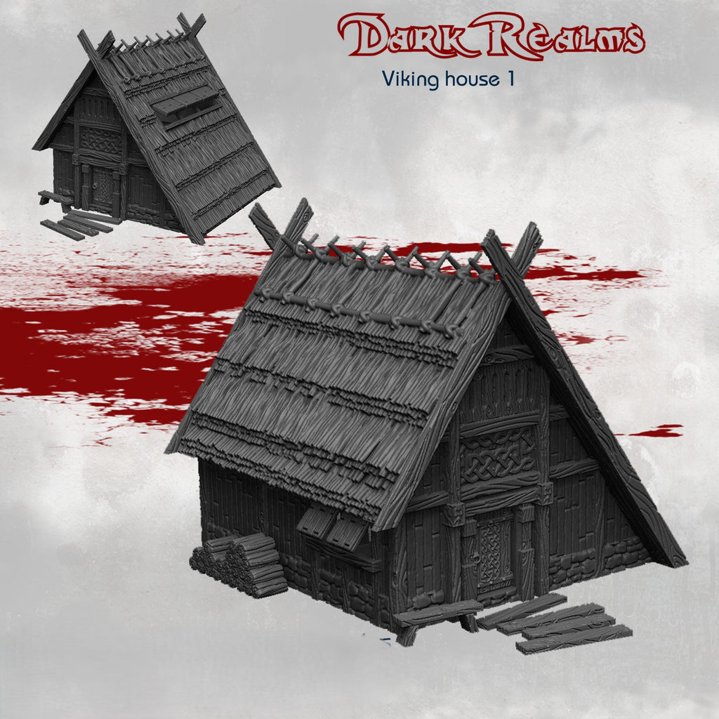 Casa de los Humanos - Rohan / Vikingos – Escenografía de fantasía en PLA