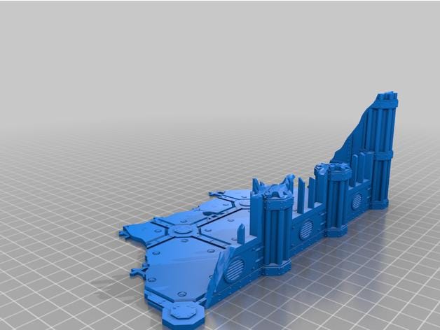 Escenografía "Ruinas Imperiales" compatible con Kill Team / Chalnath