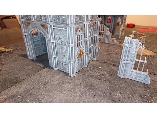 Szenerie „Imperial Ruins“ kompatibel mit Kill Team / Chalnath