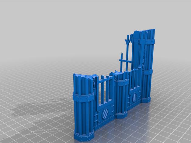 Escenografía "Ruinas Imperiales" compatible con Kill Team / Chalnath