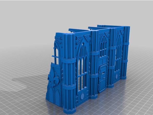 Escenografía "Ruinas Imperiales" compatible con Kill Team / Chalnath