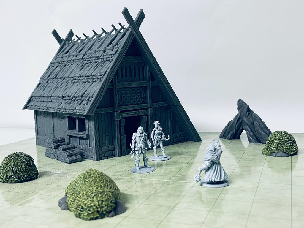 Casa de los Humanos - Rohan / Vikingos – Escenografía de fantasía en PLA