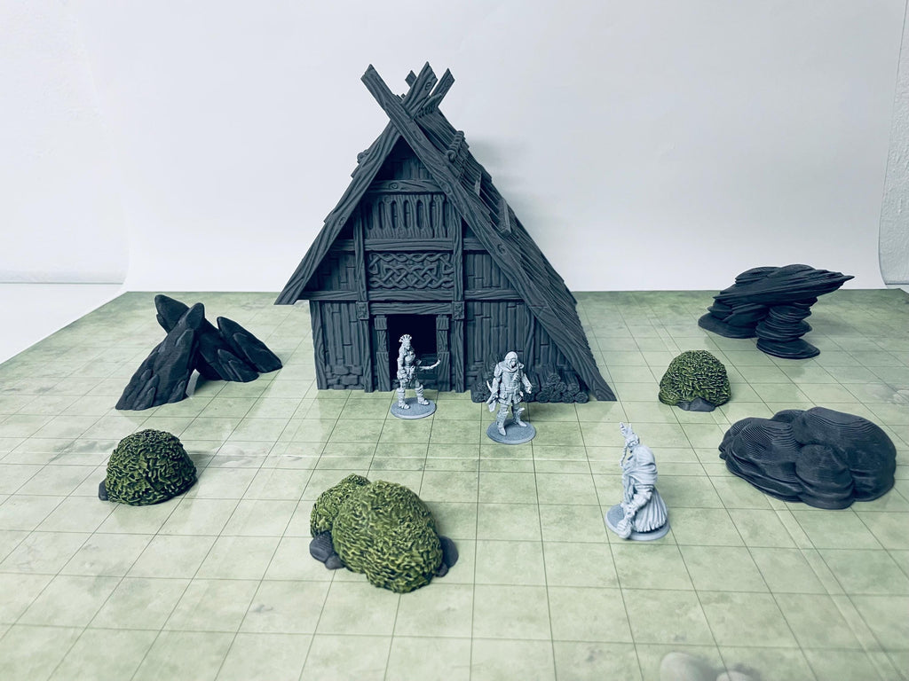 Casa de los Humanos - Rohan / Vikingos – Escenografía de fantasía en PLA