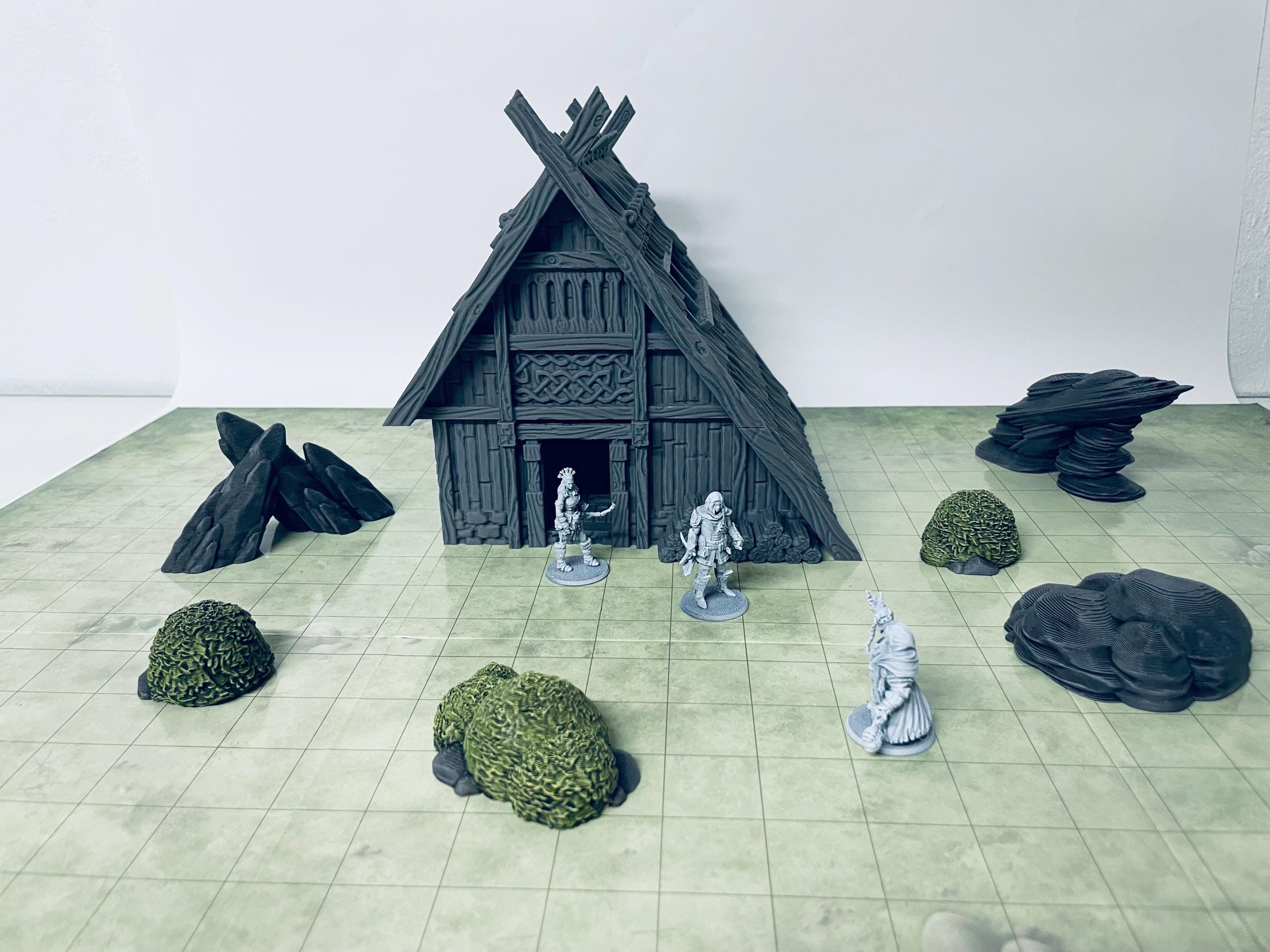 Casa de los Humanos - Rohan / Vikingos – Escenografía de fantasía en PLA