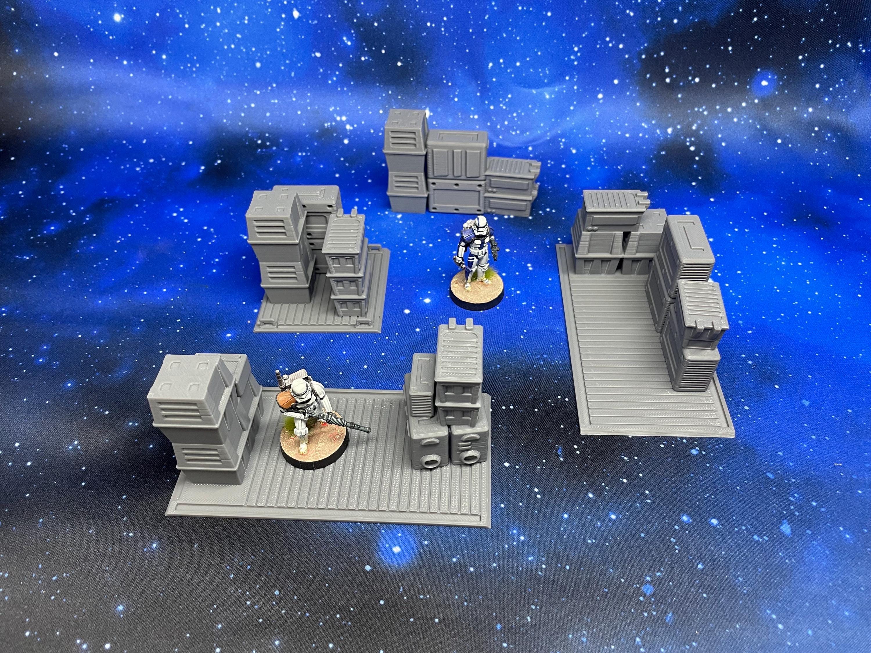 Conjunto de Palés – Escenografía compatible con Star Wars: Legion y Shatterpoint