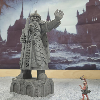 Large Dwarf Statue - Moria / LOTR / ESDLA / D&amp;D / Pathfinder