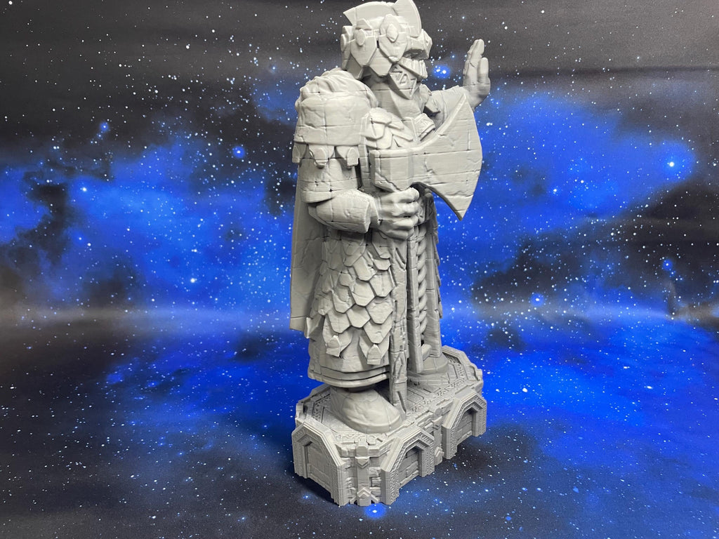 Gran Estatua de los Enanos - Moria – Escenografía de fantasía en PLA