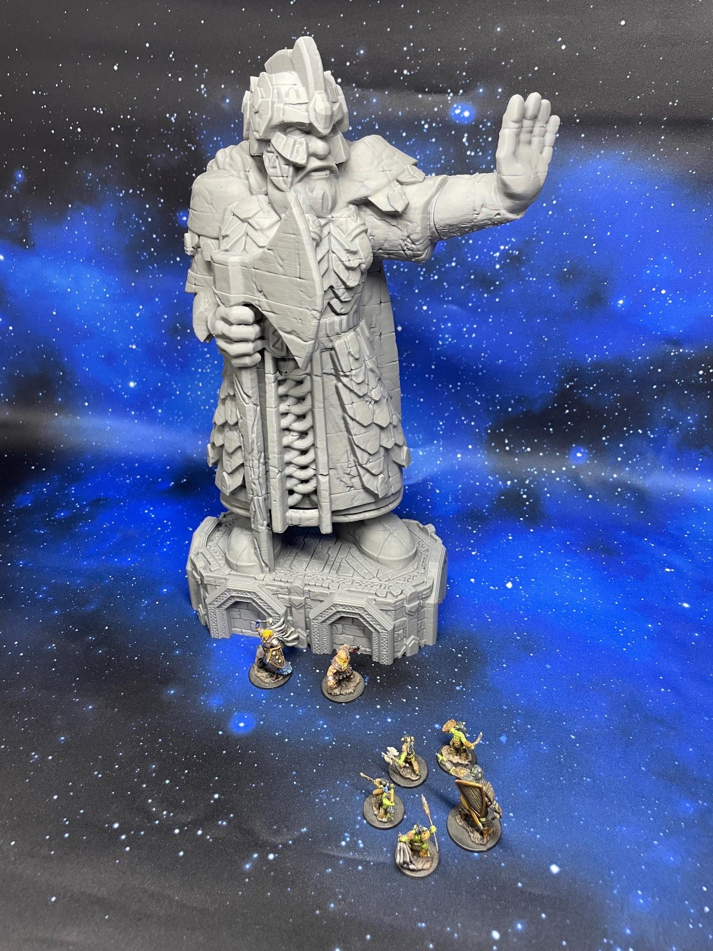 Large Dwarf Statue - Moria / LOTR / ESDLA / D&amp;D / Pathfinder