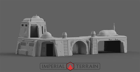 Gran casa del hombre libre compatible con Star Wars Legión / Shatterpoint