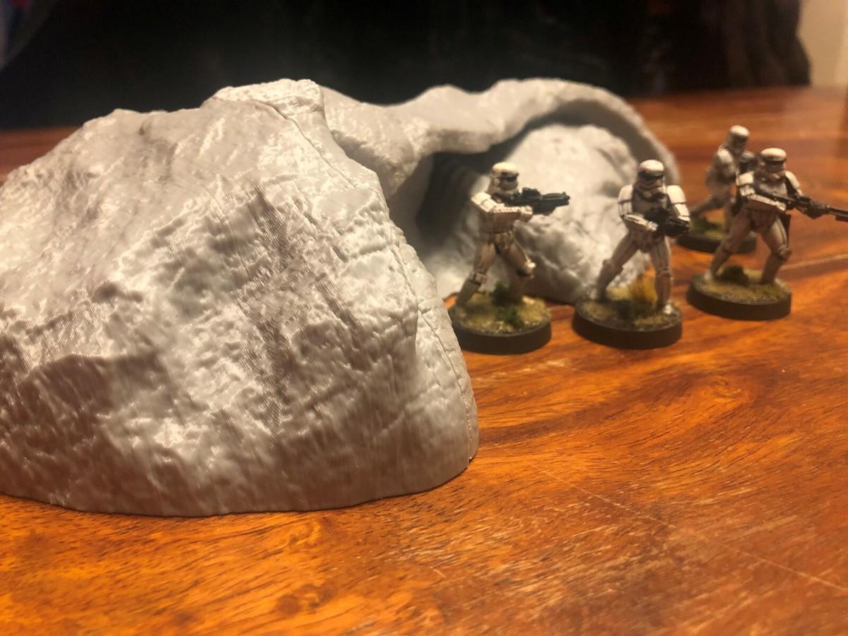 Cabeza de Estatua Antigua compatible con Star Wars Legión / Shatterpoint