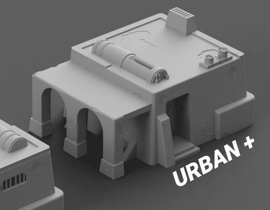 Casa Urbana – Escenografía compatible con Star Wars: Legion y Shatterpoint