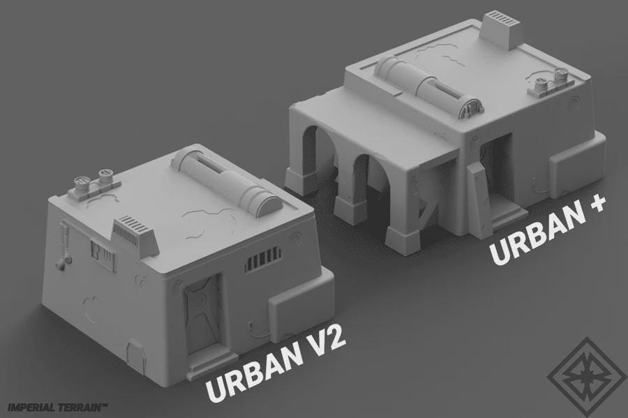 Casa Urbana – Escenografía compatible con Star Wars: Legion y Shatterpoint
