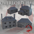 Farm Plants Op. Overlord 1944 WWII - Kompatibel mit dem Bolt Action-Brettspiel