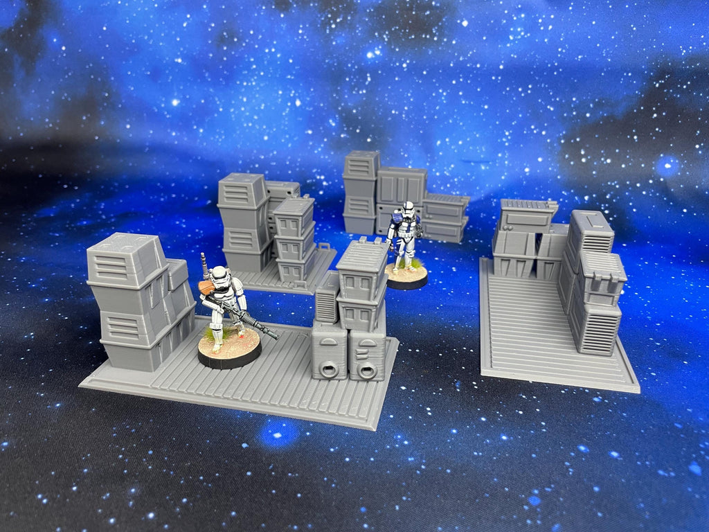 Conjunto de Palés – Escenografía compatible con Star Wars: Legion y Shatterpoint