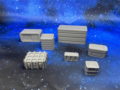 Set de Cajas y Cajones compatible con Star Wars Legión / Shatterpoint