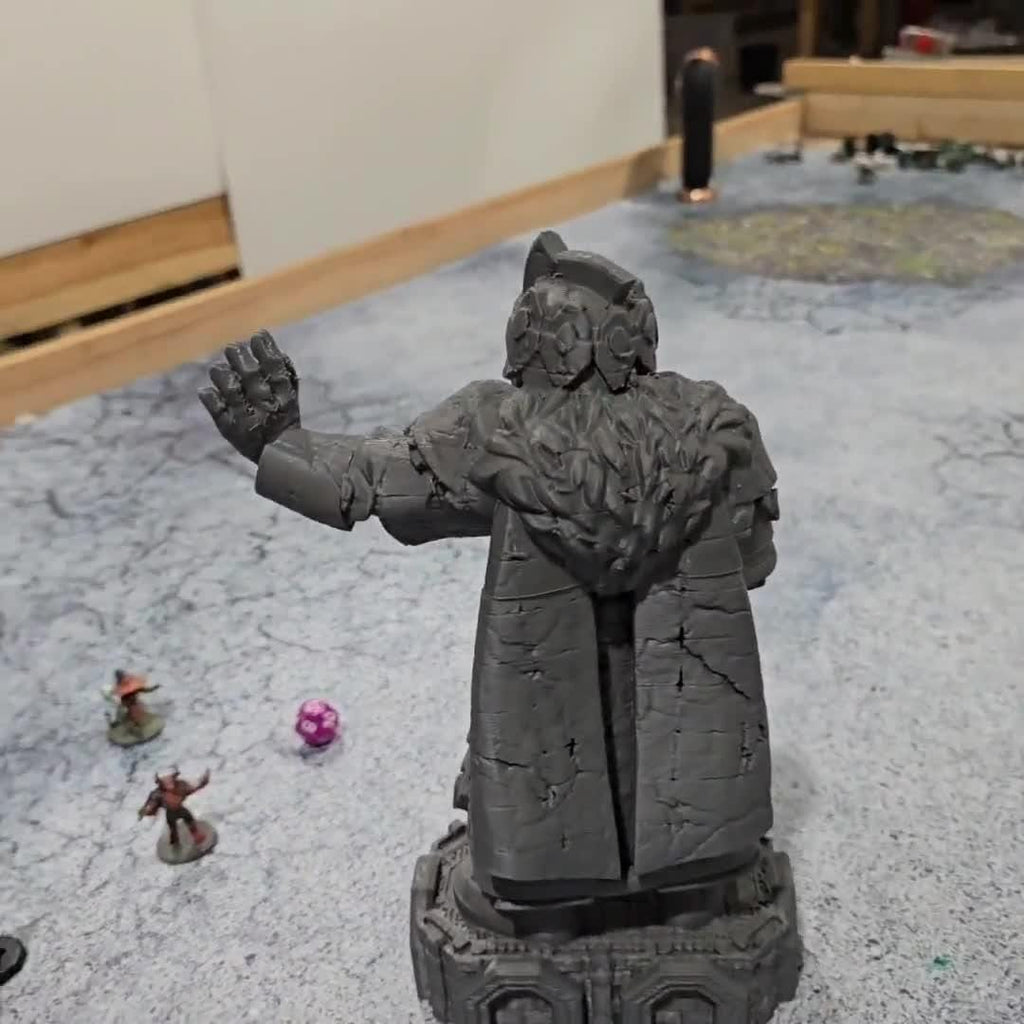 Gran Estatua de los Enanos - Moria – Escenografía de fantasía en PLA