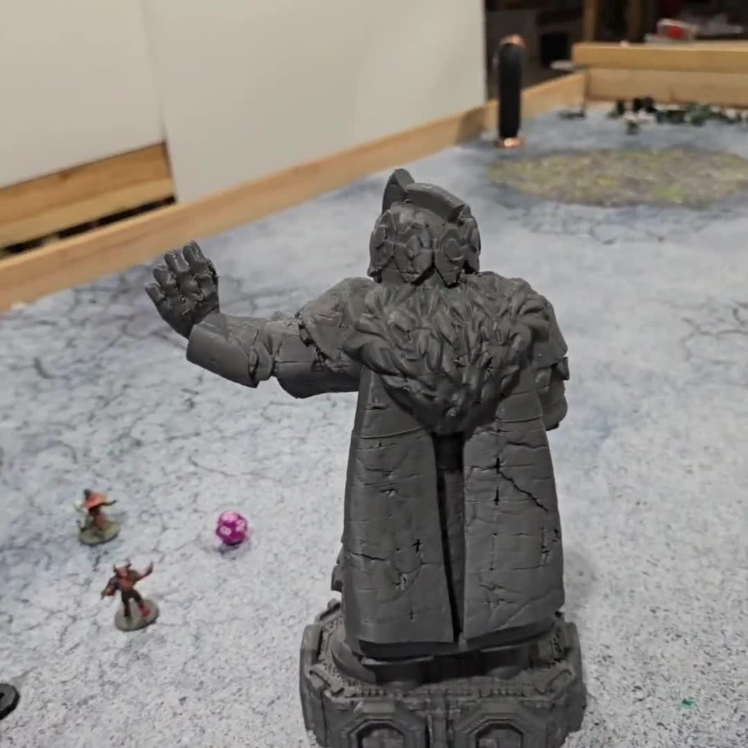 Gran Estatua de los Enanos - Moria – Escenografía de fantasía en PLA