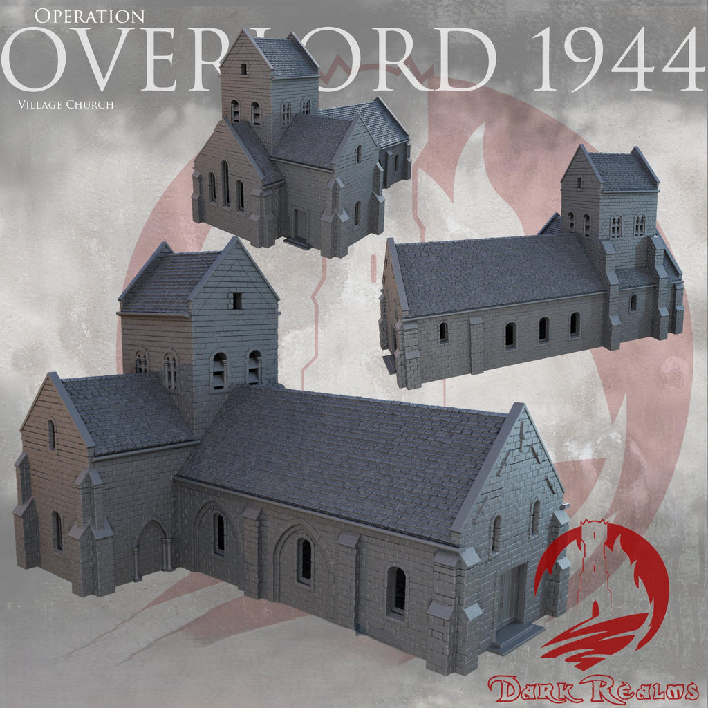 Church of Op. Overlord 1944 WWII - Kompatibel mit dem Bolt Action Brettspiel