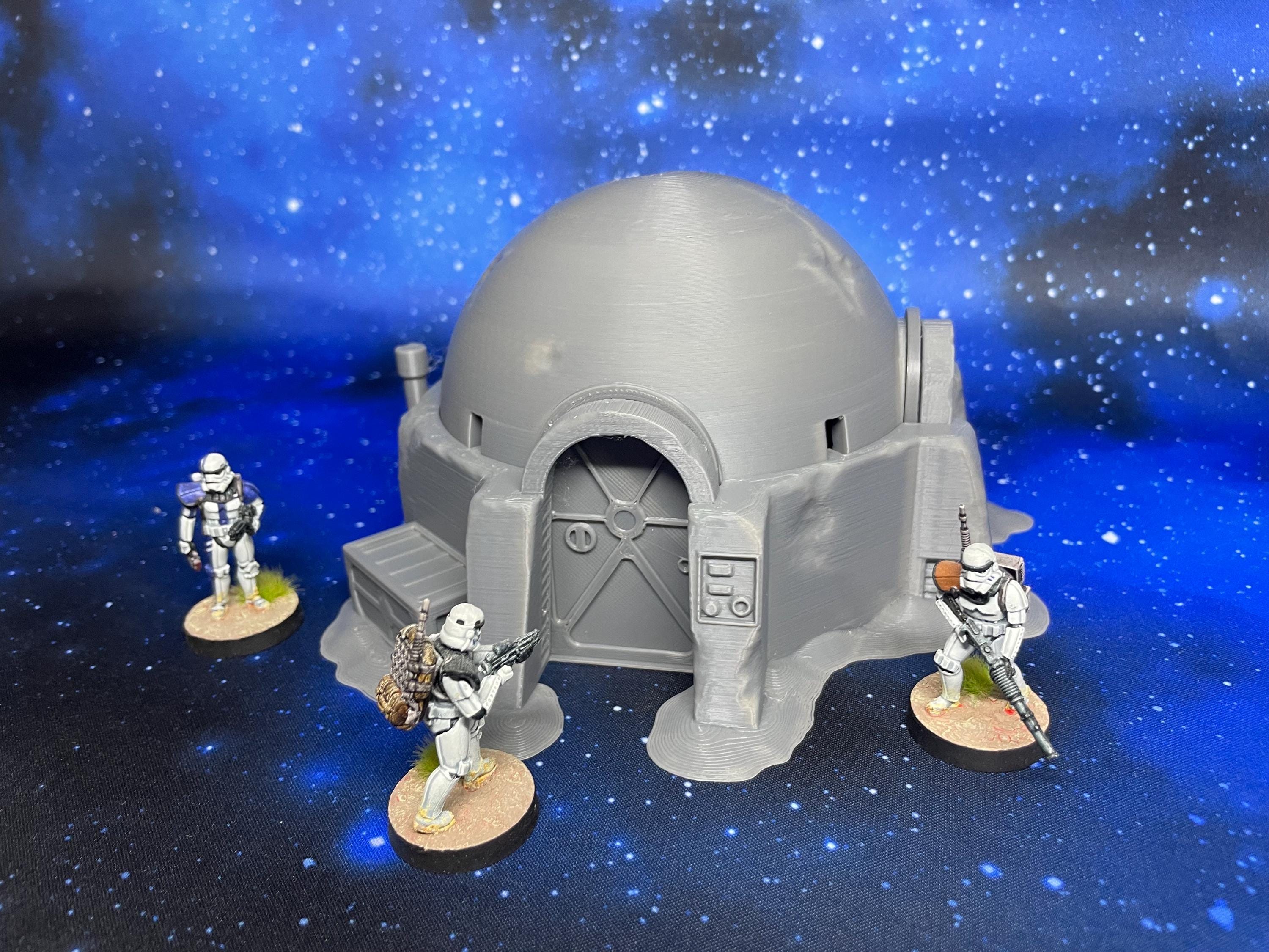Casa Tatooine – Escenografía compatible con Star Wars: Legion y Shatterpoint