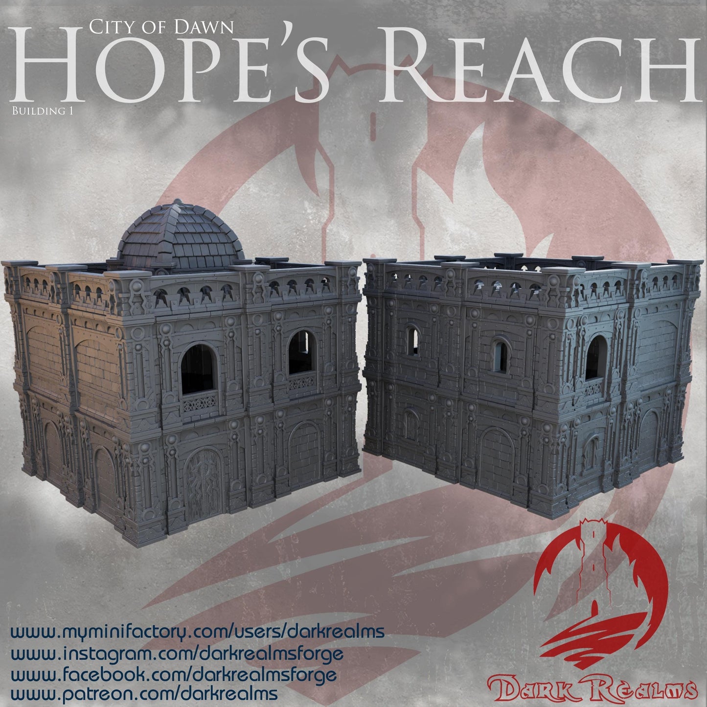 Casa Fortaleza (1) - Rol / Wargames / Hope's Reach / Terreno / Diorama / El Señor de los Anillos / Dragones y Mazmorras / Pathfinder
