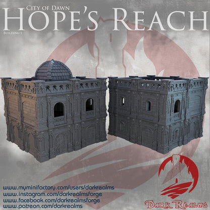 Casa Fortaleza (1) - Rol / Wargames / Hope's Reach / Terreno / Diorama / El Señor de los Anillos / Dragones y Mazmorras / Pathfinder