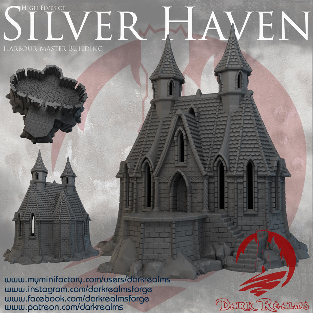 Elf Master House – Fantasy Scenery in PLA
