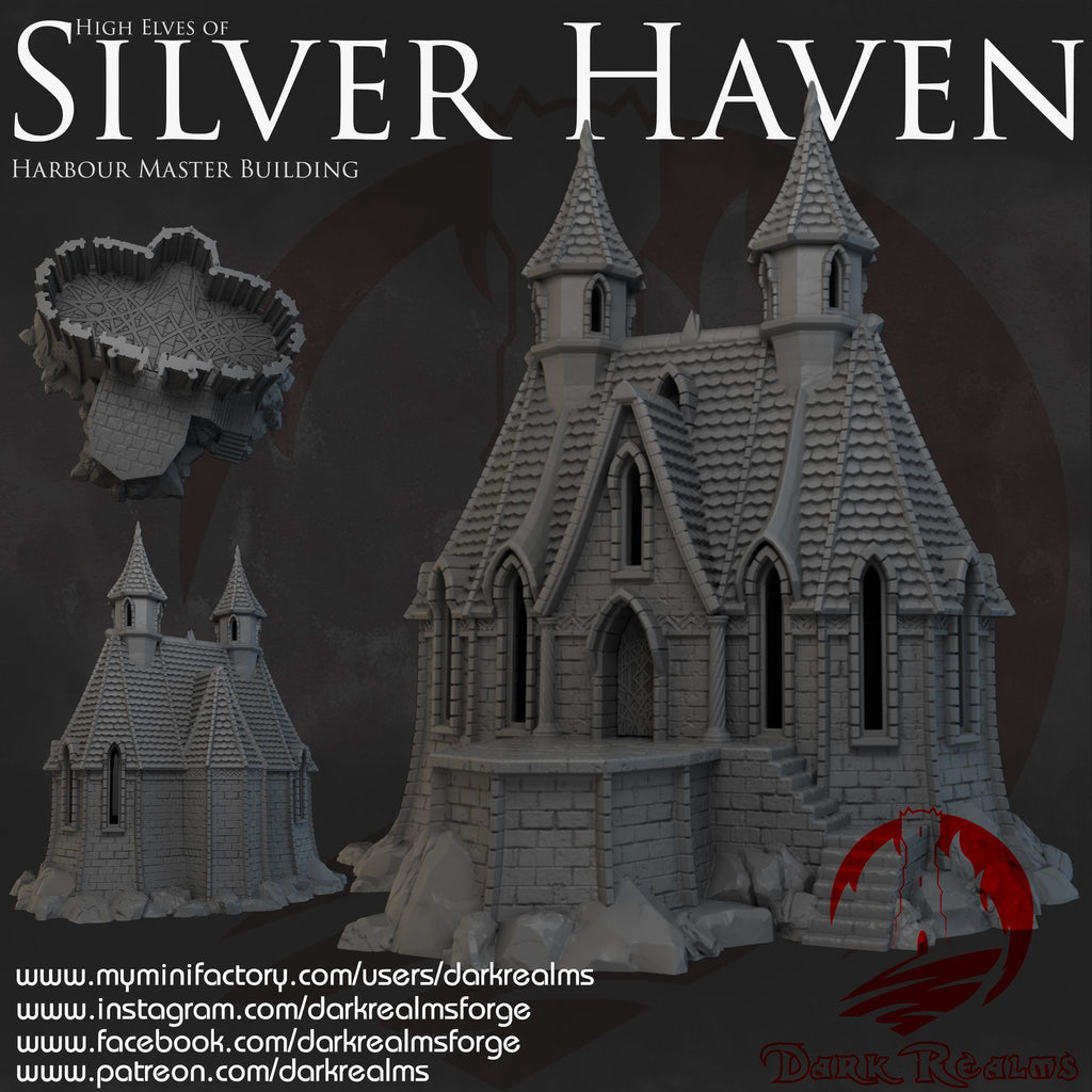 Elf Master House – Fantasy Scenery in PLA