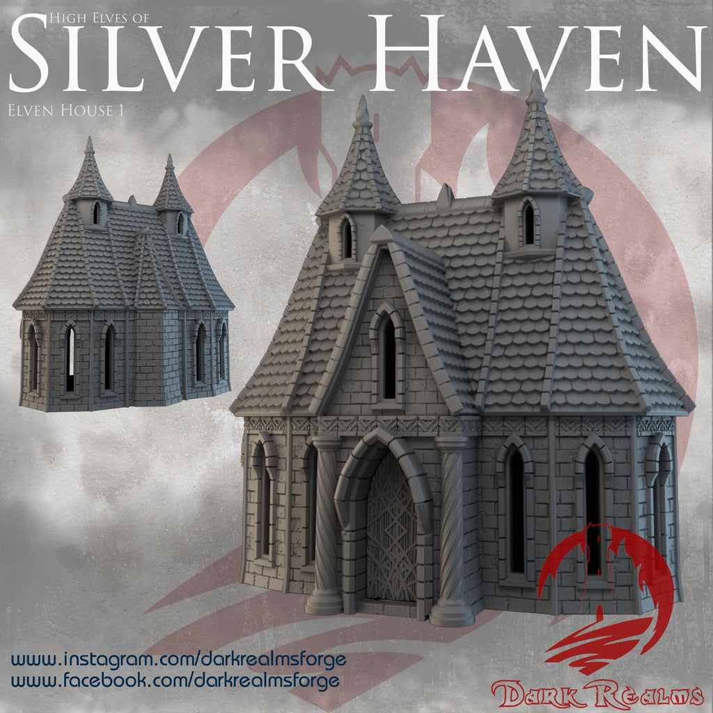 Elfo House (1) – Fantasy Scenery in PLA