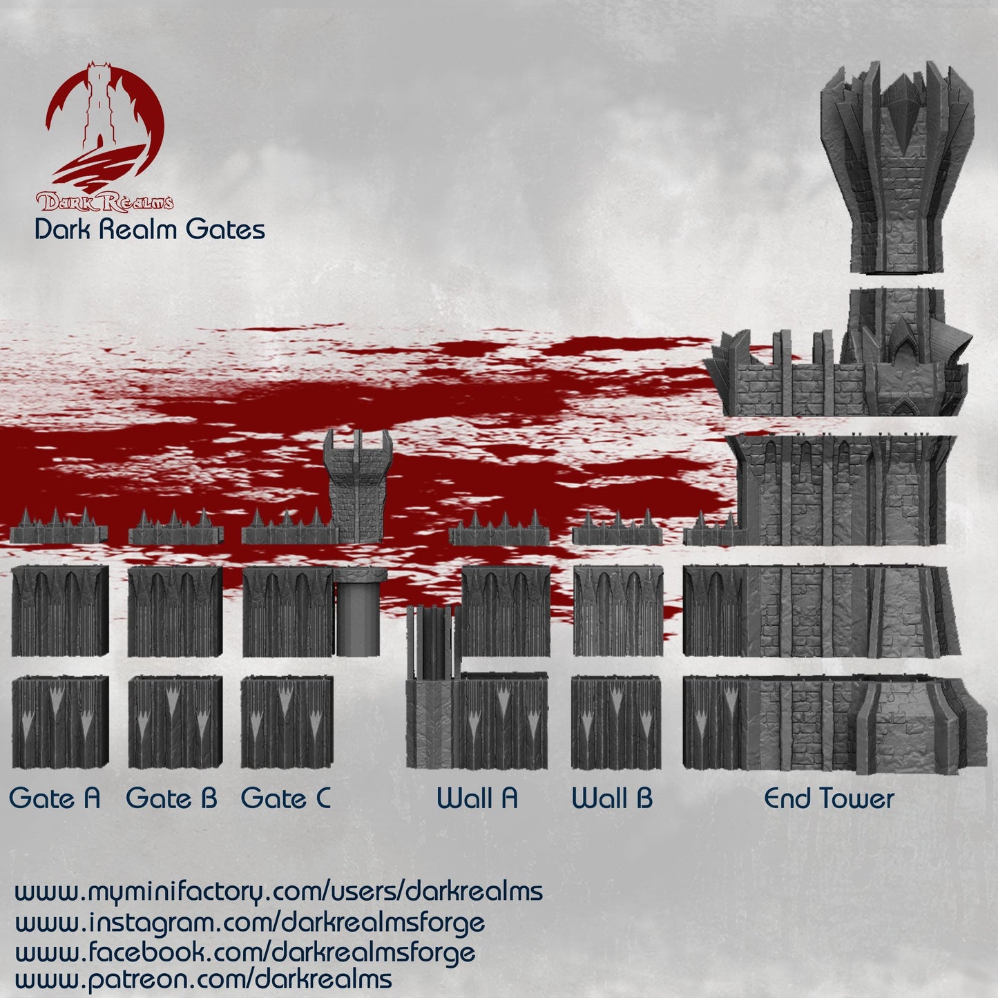 The Black Gates (Escalado al 50%) - Mordor / ESDLA / LOTR / DND / Pathfinder