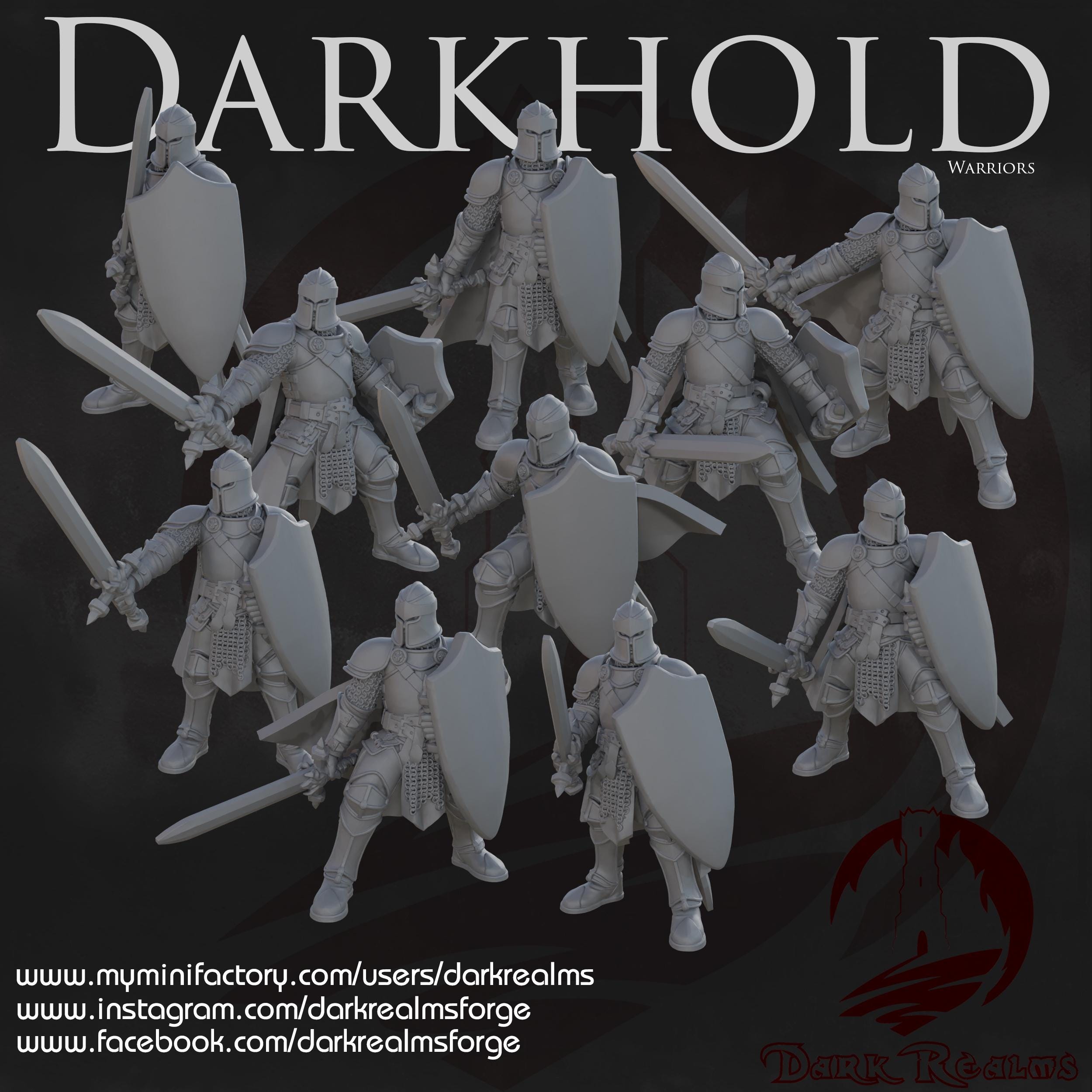 Banda de Guardias – Pack de miniaturas de resina, 32 mm