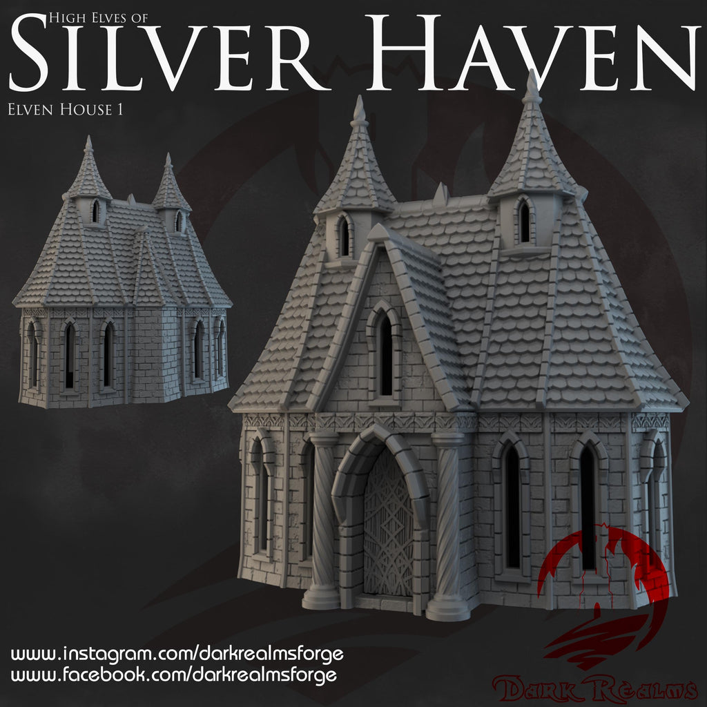 Elfo House (1) – Fantasy Scenery in PLA