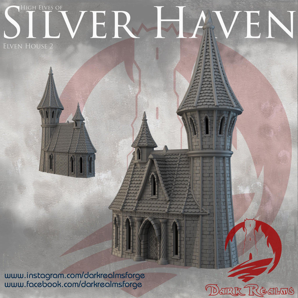Elf House (2) – Fantasy Scenery in PLA
