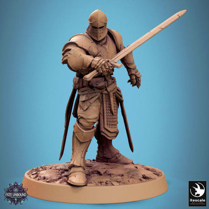 Pack Knight of Valor - 3D / Fantasía / El Señor de los Anillos / Dragones y Mazmorras / Pathfinder / DND / Miniatura