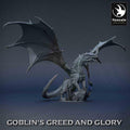Legendary Green Dragon – Resin Miniature for D&D, 32mm