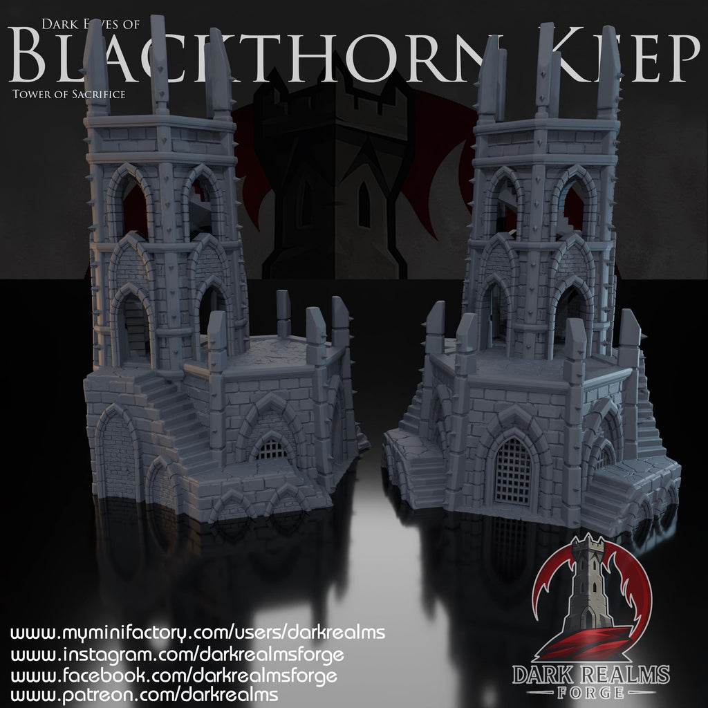 Tower of Sacrifice – Escenografía de fantasía en PLA