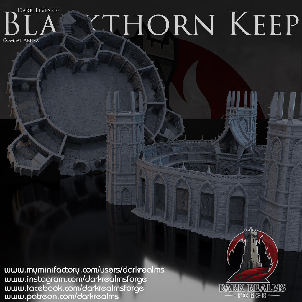 Blackthorn Keep - Combat Arena – Fantasy Scenery in PLA