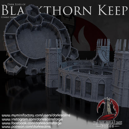 Blackthorn Keep - Combat Arena - Rol / Wargame / Terreno / Paisaje / Ruinas / El Señor de los Anillos / Dragones y Mazmorras / Pathfinder