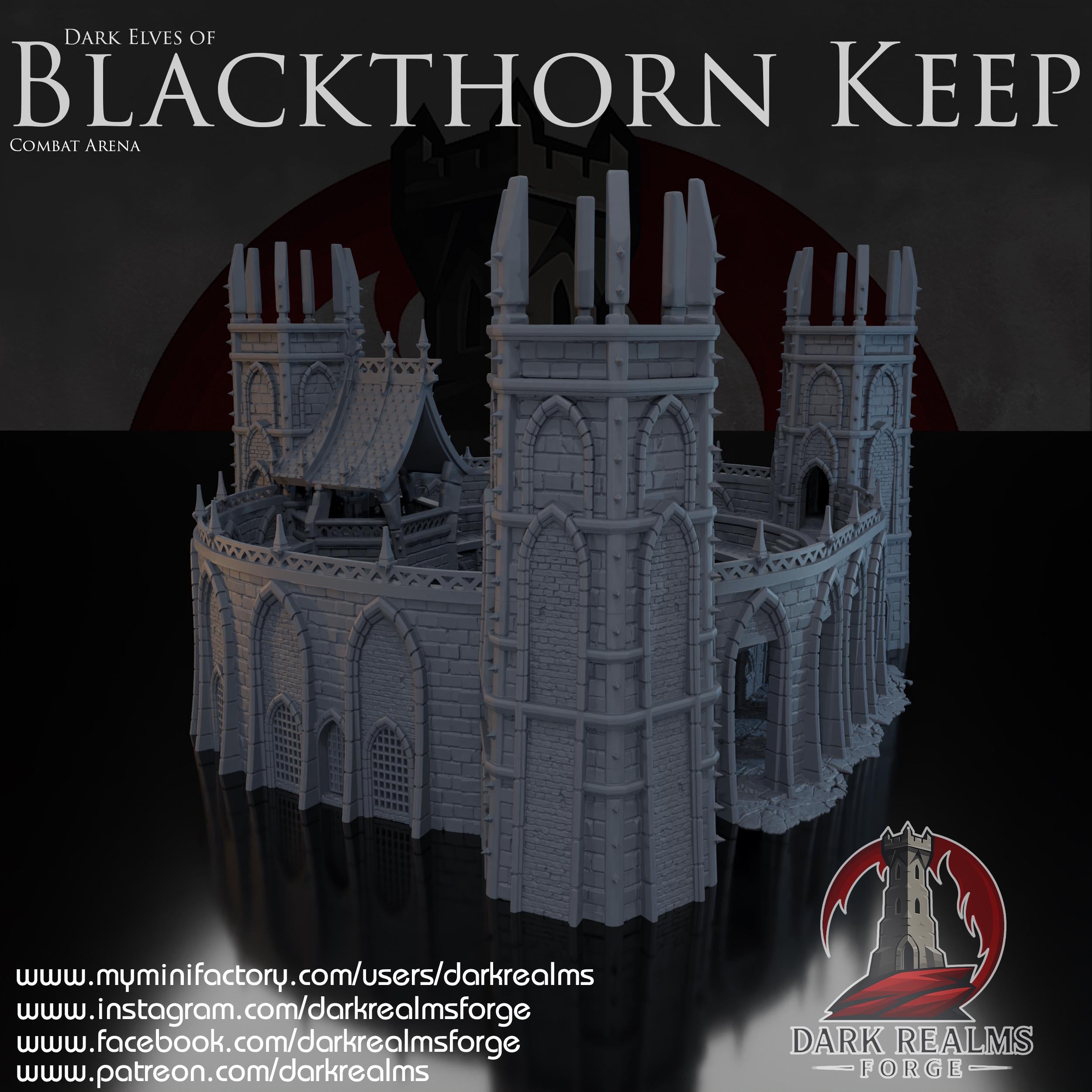 Blackthorn Keep - Combat Arena – Fantasy Scenery in PLA