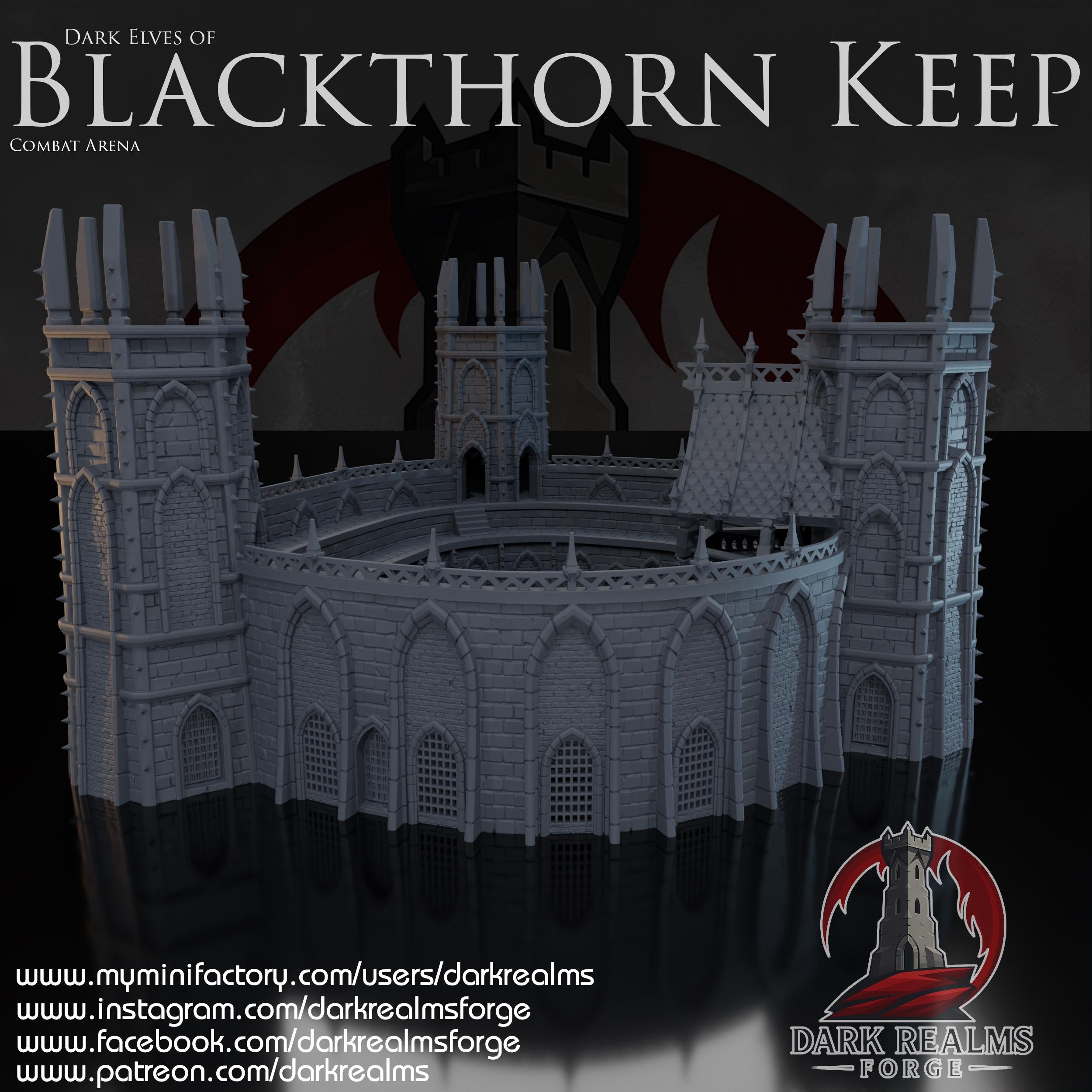 Blackthorn Keep - Combat Arena – Fantasy Scenery in PLA