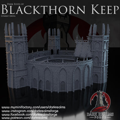 Blackthorn Keep - Combat Arena - Rol / Wargame / Terreno / Paisaje / Ruinas / El Señor de los Anillos / Dragones y Mazmorras / Pathfinder