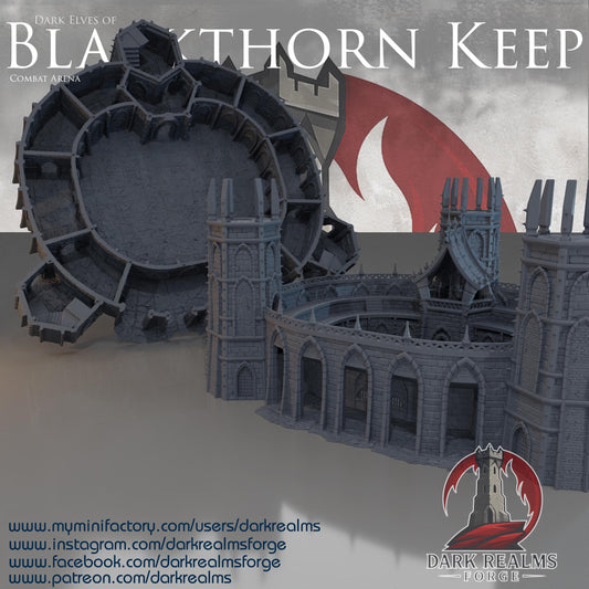 Blackthorn Keep - Combat Arena - Rol / Wargame / Terreno / Paisaje / Ruinas / El Señor de los Anillos / Dragones y Mazmorras / Pathfinder
