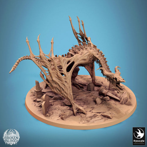 Wyvern Bann – Resin Miniature for D&D, 32mm