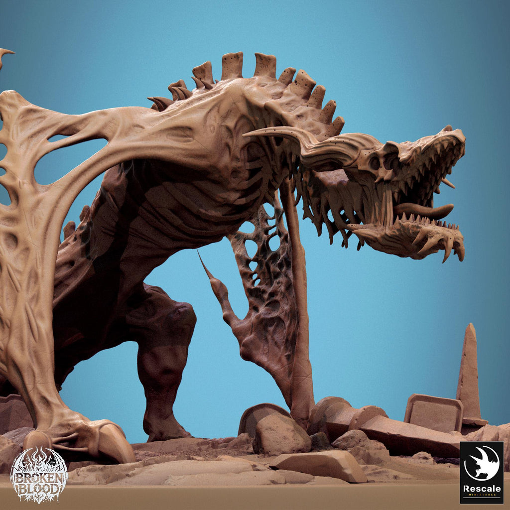Wyvern Bann – Resin Miniature for D&D, 32mm